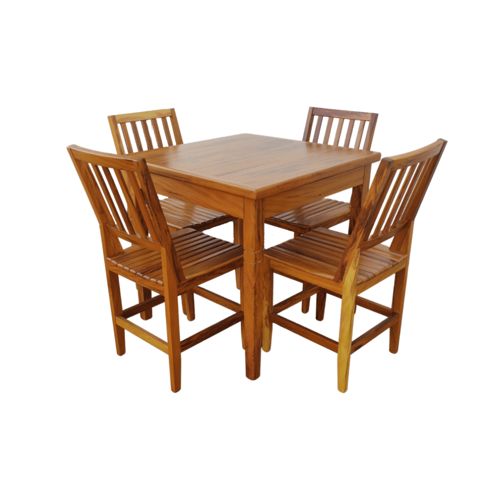 Conjunto Mesa Jantar X M Cadeiras Madeira De Demoli O